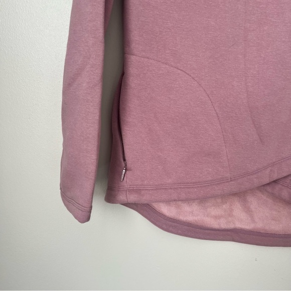Athleta Women’s Light Pink Cozy Karma Asym Pullover Size XXS - Picture 2 of 7